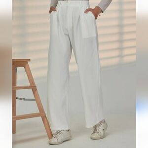 White Pallazo Pants NWOT